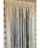 Handwoven Cotton Rope Macrame Curtain for Doors