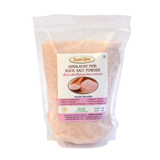 Edible Himalayan Pink Rock Salt Powder : 5 KG Pack